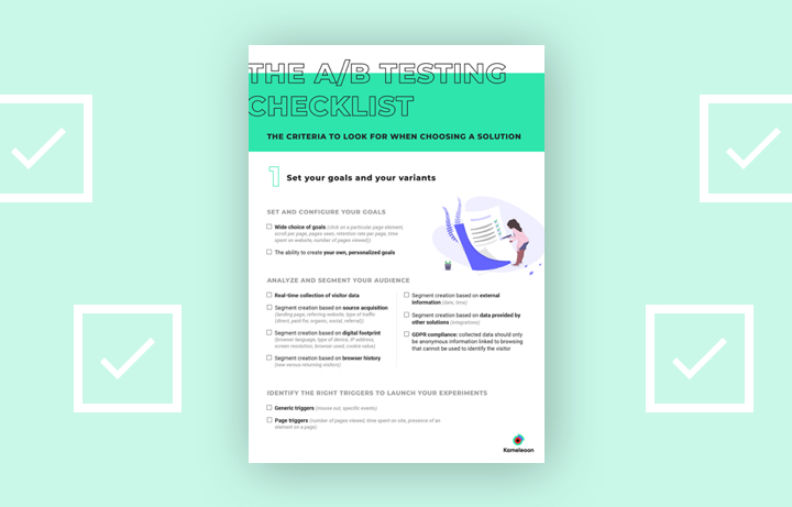A/B testing checklist 