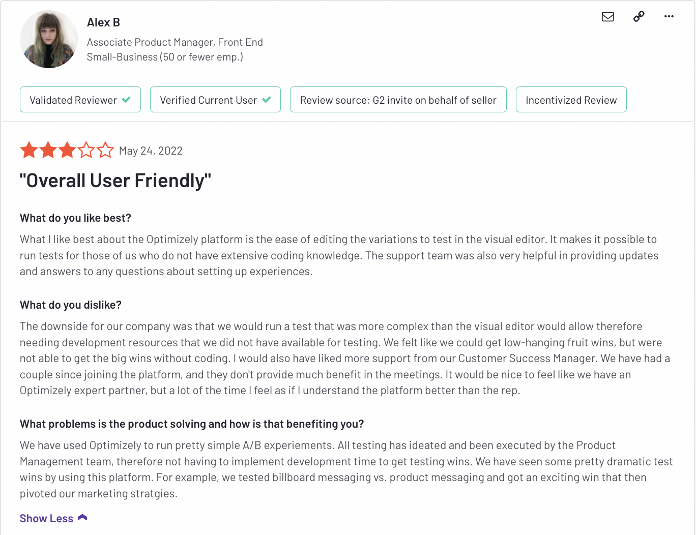 Optimizely Review - A/B testing notable features