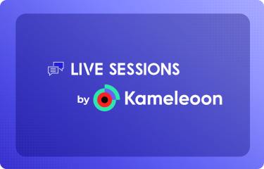 Live Sessions by Kameleoon Logo