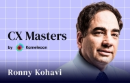 Photo of Ronny Kohavi on purple background